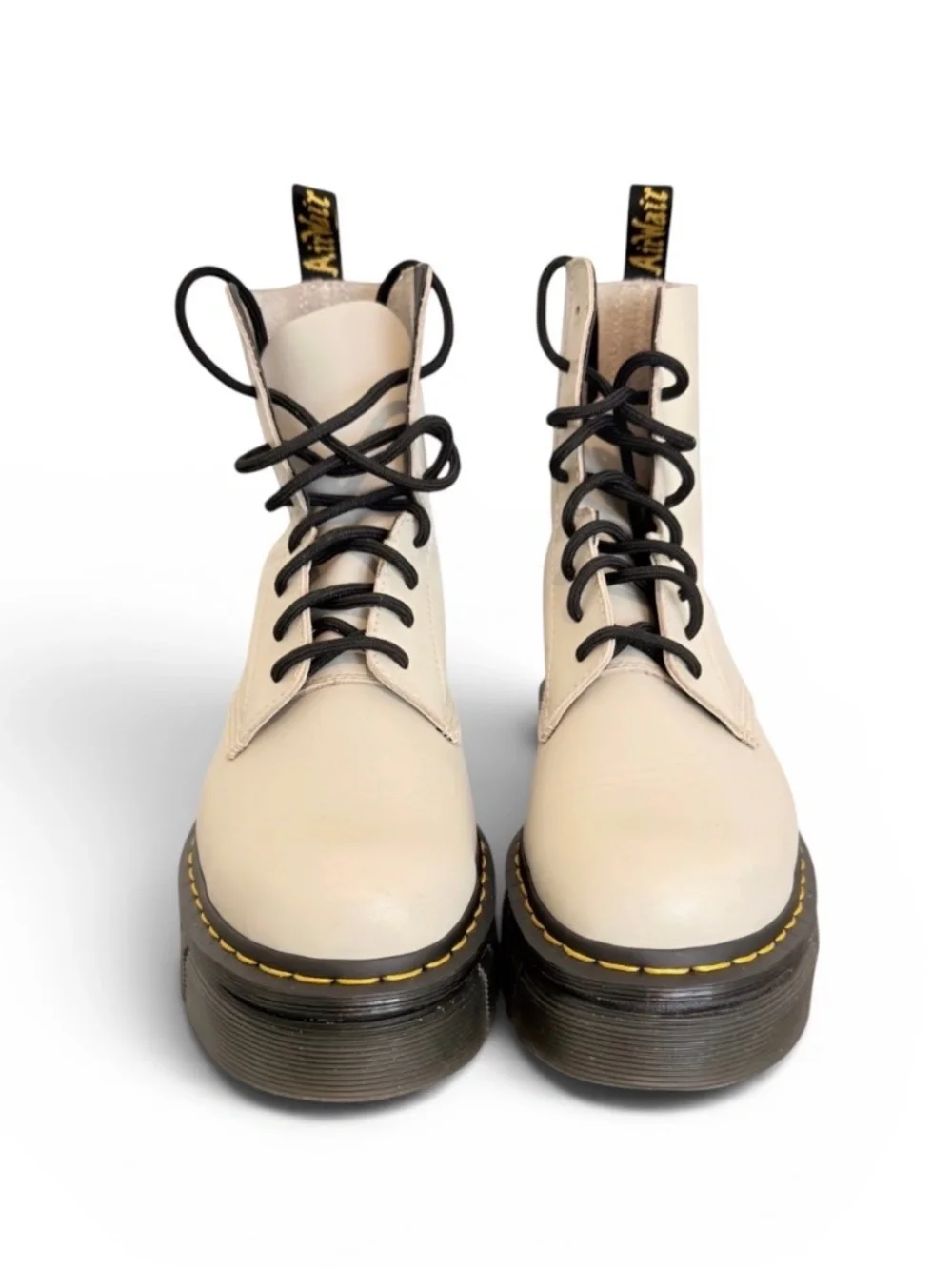 Dr.Martens Audrick Nappa Leather Unisex Platform Boots (size 10 women/9 men)